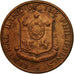 Münze, Philippinen, Centavo, 1963, S+, Bronze, KM:186