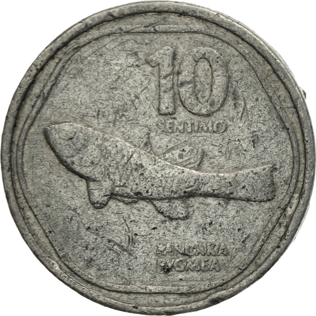 Coin, Philippines, 10 Sentimos, 1983, VF(20-25), Aluminum, KM:240.2