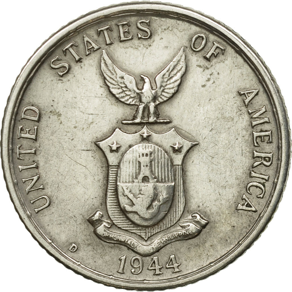 Munten, Fillipijnen, 20 Centavos, 1944, FR+, Zilver, KM:182