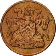 Monnaie, TRINIDAD & TOBAGO, Cent, 1968, Franklin Mint, TB+, Bronze, KM:1