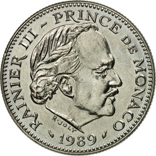 Moneta, Monaco, Rainier III, 5 Francs, 1989, BB, Rame-nichel, KM:150
