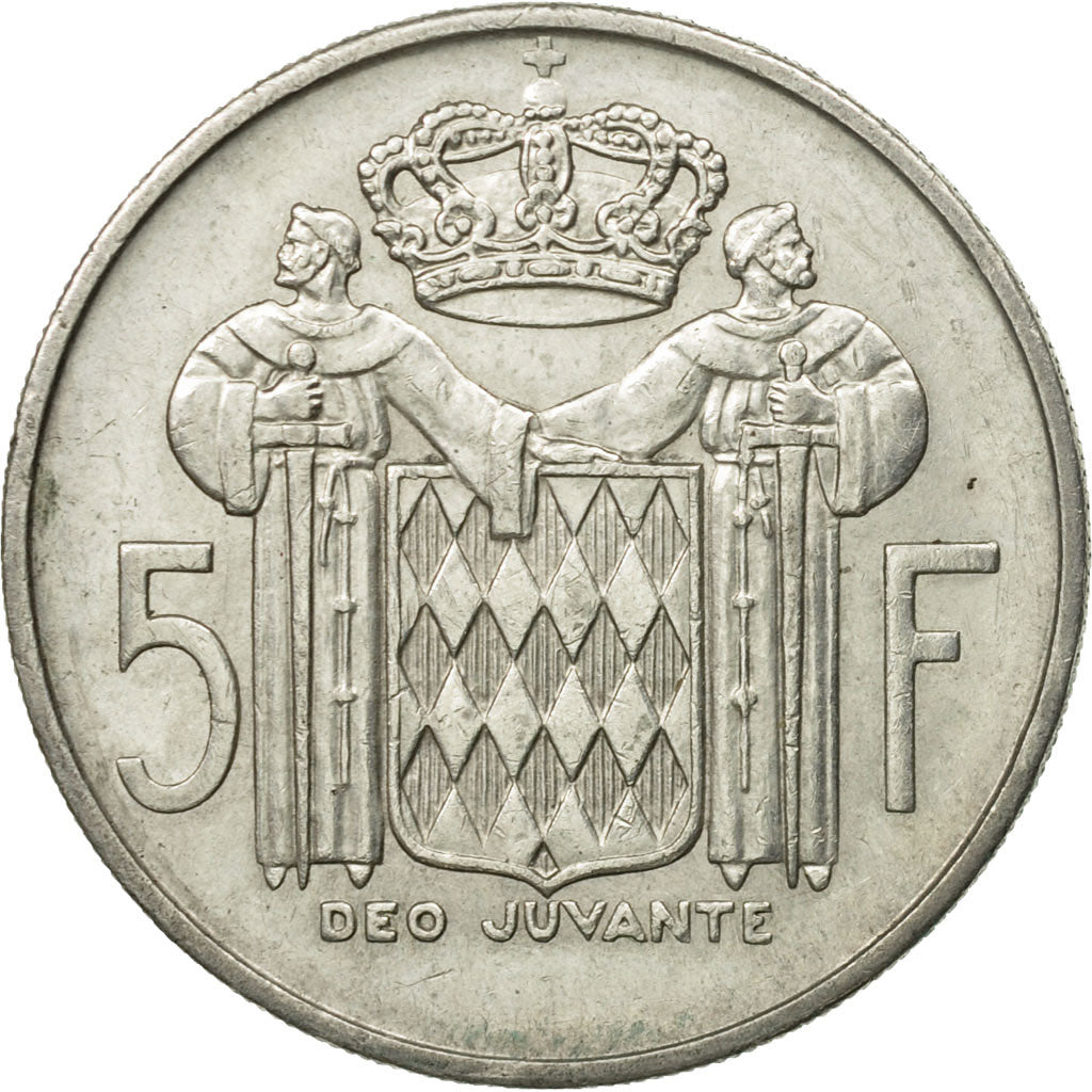 Moneta, Monaco, Rainier III, 5 Francs, 1960, BB, Argento, KM:141, Gadoury:152