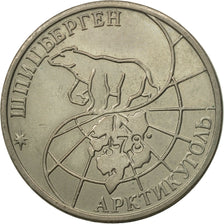 Moneta, SPITZBERGEN, 50 Roubles, 1993, BB, Acciaio ricoperto in rame-nichel
