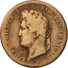 Moneda, COLONIAS FRANCESAS, Louis - Philippe, 5 Centimes, 1941, Paris, BC+
