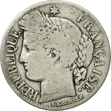 Munten, Frankrijk, Cérès, Franc, 1871, Paris, FR+, Zilver, KM:822.1