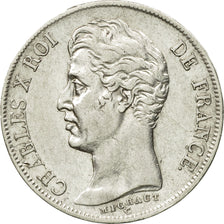 Monnaie, France, Charles X, Franc, 1828, Paris, TTB, Argent, Gadoury:450