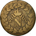 Coin, France, Napoléon I, Decime, 1814, Strasbourg, VF(20-25), Bronze, KM:700