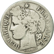 Coin, France, Cérès, 2 Francs, 1871, Paris, VF(20-25), Silver, KM:817.1