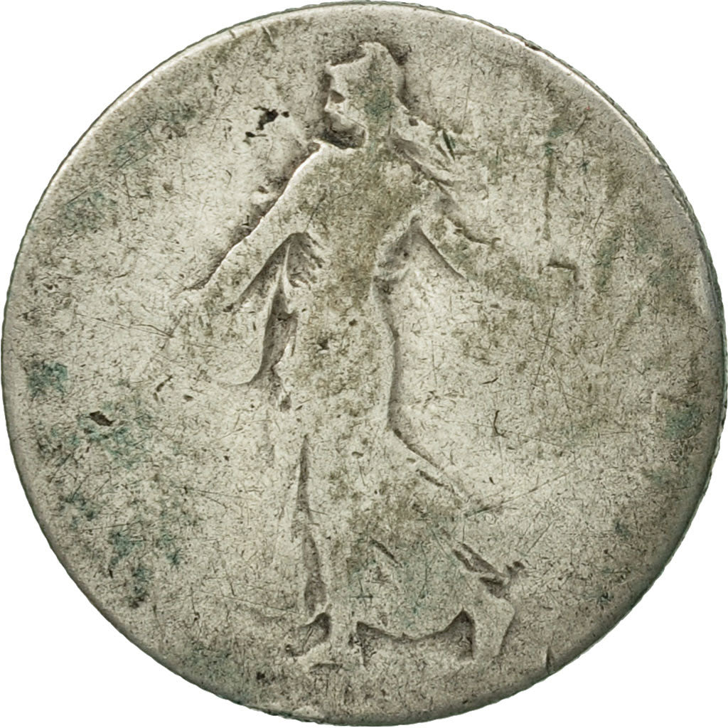 Moneta, Francja, Semeuse, 50 Centimes, 1899, Paris, VF(20-25), Srebro, KM:854