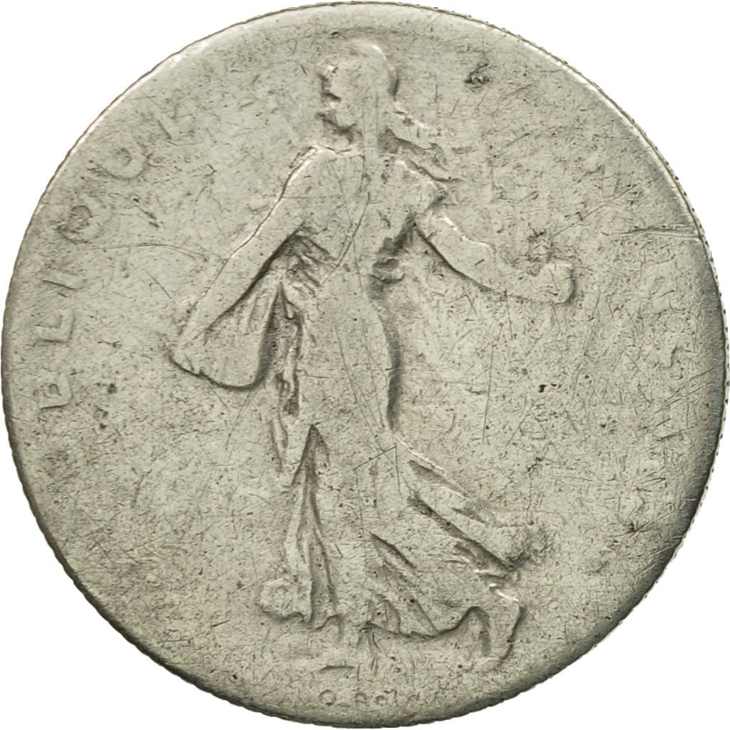 Monnaie, France, Semeuse, 50 Centimes, 1905, Paris, TB+, Argent, Gadoury:420