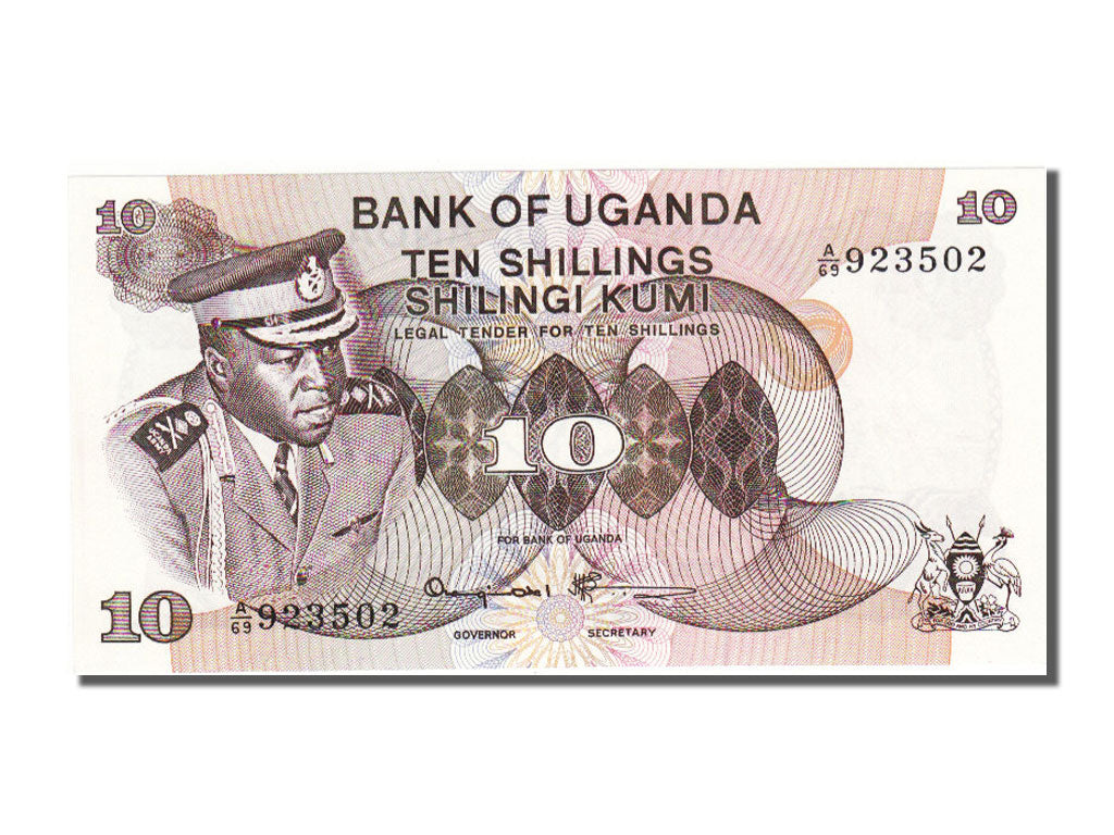 Uganda, 10 Shillings, 1973, KM #6c, UNC(65-70), A69923502