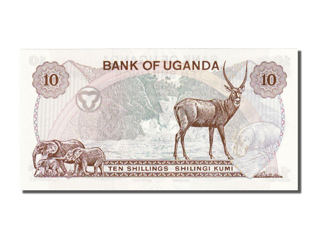 Uganda, 10 Shillings, 1973, KM #6c, UNC(65-70), A69923502