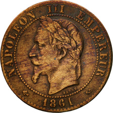 Munten, Frankrijk, Napoleon III, Napoléon III, 2 Centimes, 1861, Bordeaux, FR+