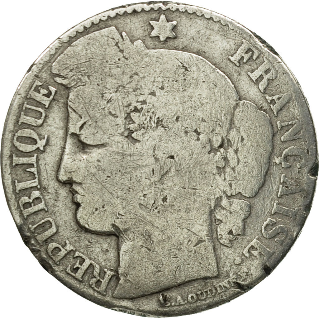 Monnaie, France, Cérès, 50 Centimes, 1881, Paris, TB, Argent, Gadoury:419a