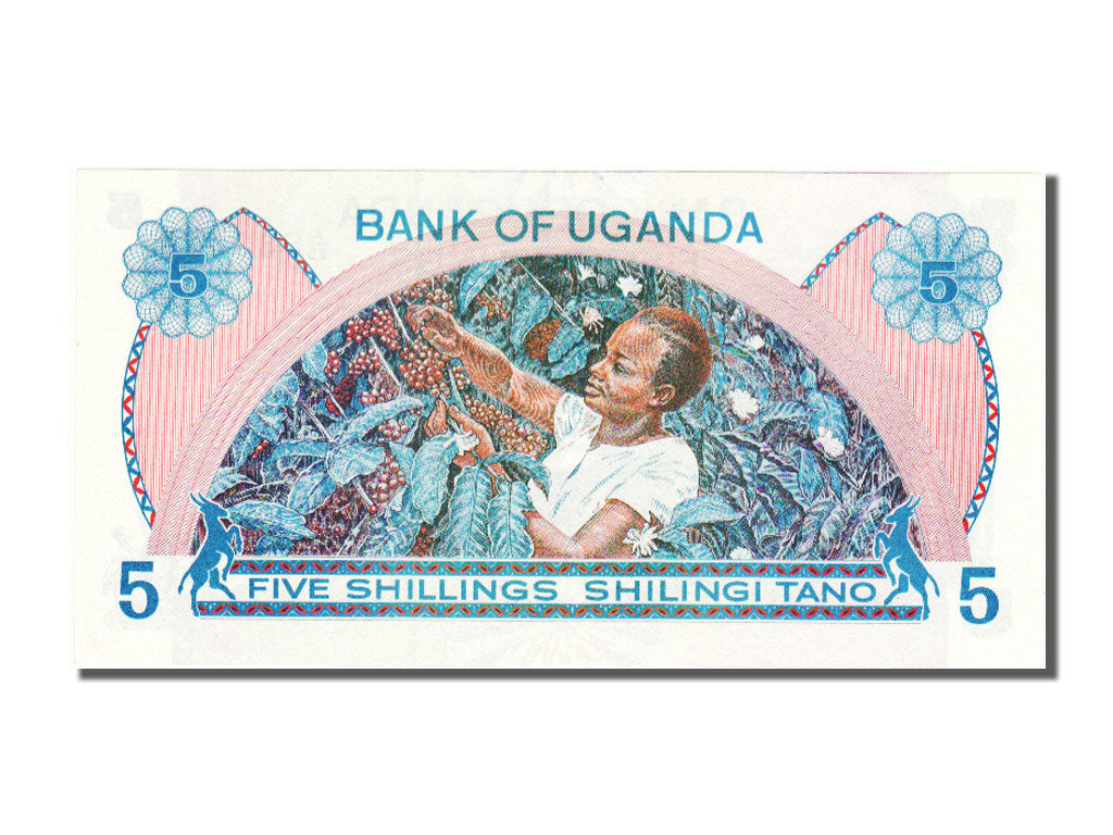 Uganda, 5 Shillings, 1979, UNC(65-70)