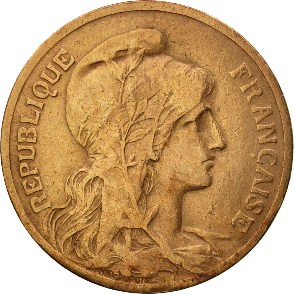 Münze, Frankreich, Dupuis, 5 Centimes, 1899, Paris, S+, Bronze, KM:842