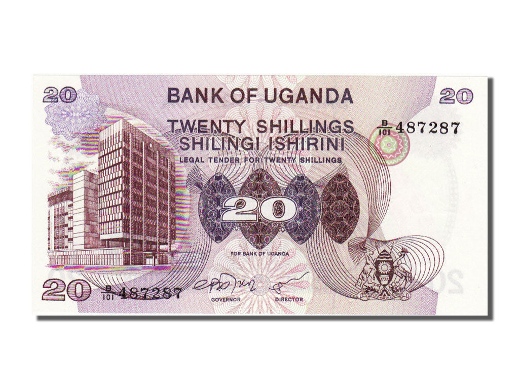 Uganda, 20 Shillings, 1979, UNC(65-70), B101487287