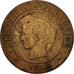 Moneta, Francia, Cérès, 5 Centimes, 1874, Paris, MB, Bronzo, KM:821.1