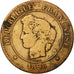 Monnaie, France, Cérès, 5 Centimes, 1898, Paris, TB, Bronze, Gadoury:157a