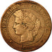 Moneta, Francia, Cérès, 10 Centimes, 1886, Paris, MB, Bronzo, KM:815.1