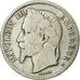 Moneda, Francia, Napoleon III, Napoléon III, Franc, 1866, Strasbourg, BC+