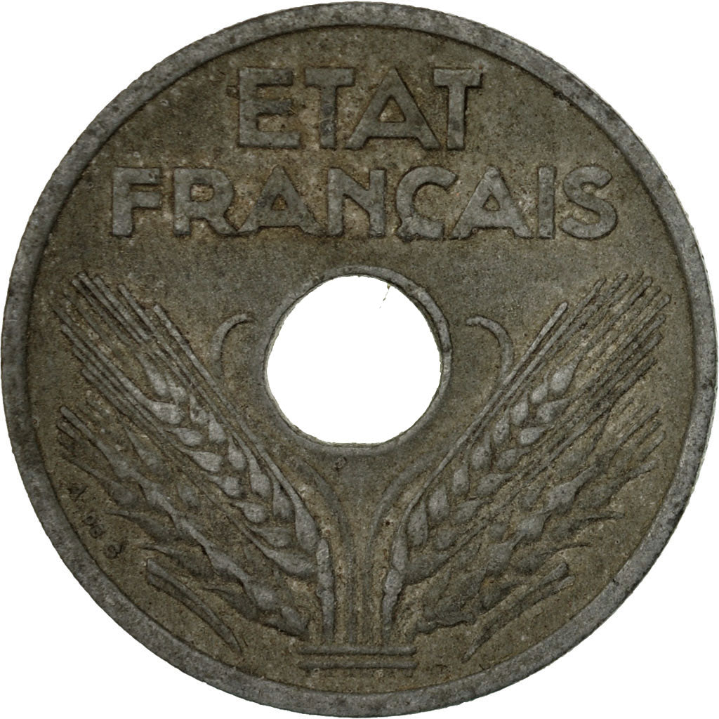 Munten, Frankrijk, État français, 10 Centimes, 1941, Paris, FR, Zinc
