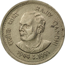 Münze, INDIA-REPUBLIC, Rupee, 1991, S+, Copper-nickel, KM:89