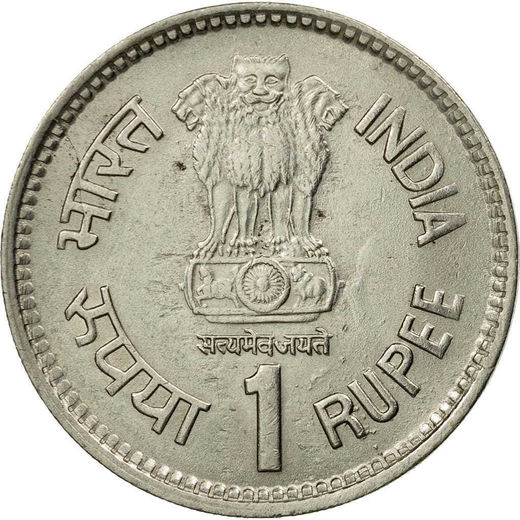 Moneta, REPUBBLICA DELL’INDIA, Rupee, 1989, MB+, Rame-nichel, KM:83.1