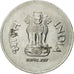 Coin, INDIA-REPUBLIC, Rupee, 1993, VF(30-35), Stainless Steel, KM:92.1
