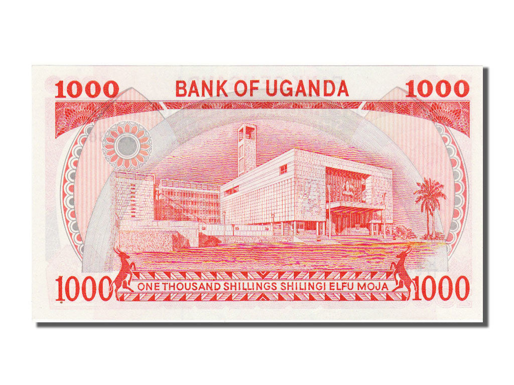 Uganda, 1000 Shillings, 1986, KM #26, UNC(65-70), H14941368