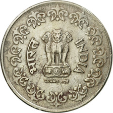Coin, INDIA-REPUBLIC, 50 Paise, 1984, VF(30-35), Copper-nickel, KM:65