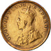 Monnaie, INDIA-BRITISH, George V, 1/4 Anna, 1919, TB+, Bronze, KM:512