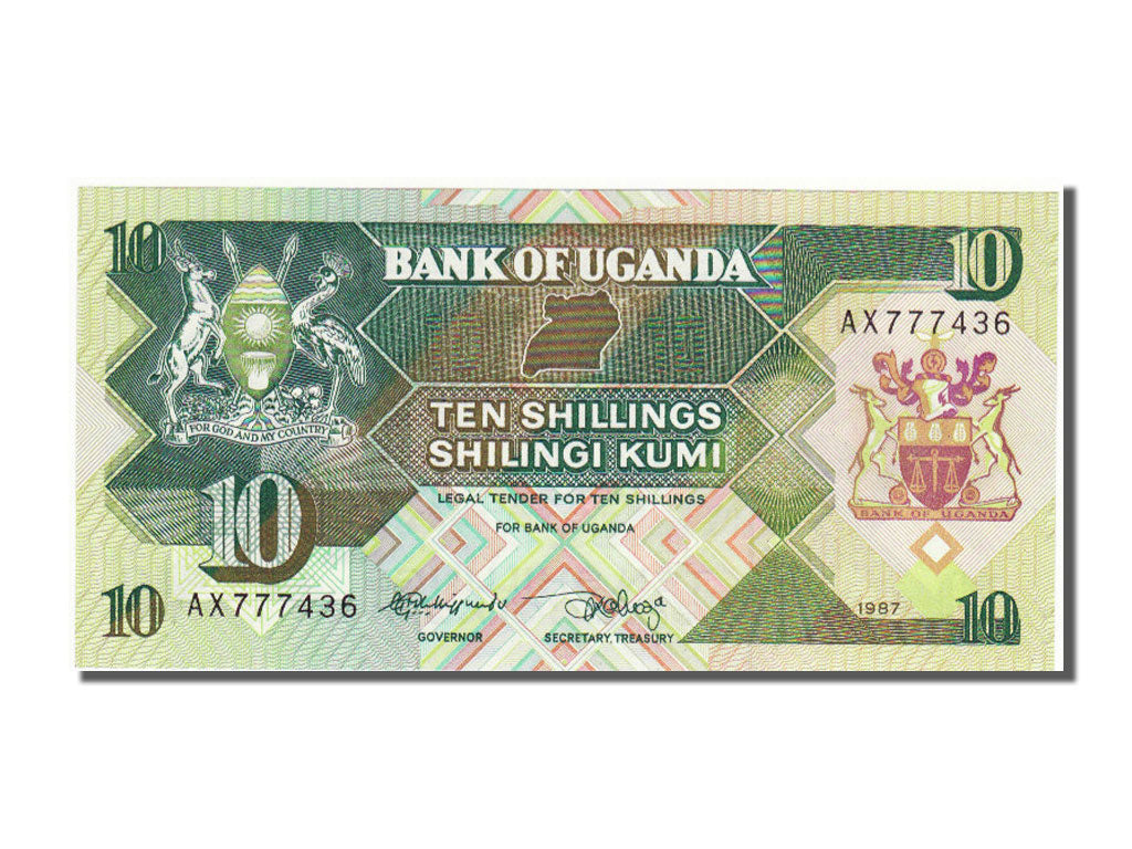Uganda, 10 Shillings, 1987, UNC(65-70)