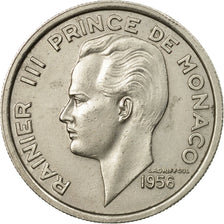 Moneta, Monaco, Rainier III, 100 Francs, Cent, 1956, BB, Rame-nichel, KM:134