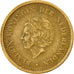 Moneta, Antille olandesi, Beatrix, Gulden, 1991, MB+, Acciaio dorato, KM:37