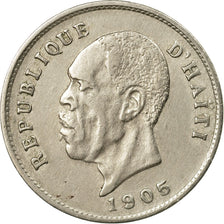 Moneta, Haiti, 5 Centimes, 1905, BB, Rame-nichel, KM:53