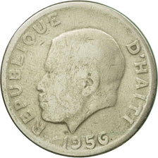 Moneda, Haití, 20 Centimes, 1956, BC+, Cobre - níquel - cinc, KM:61