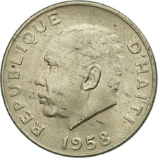 Moneta, Haiti, 10 Centimes, 1958, MB+, Rame-nichel-zinco, KM:63