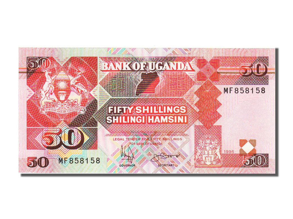 Uganda, 50 Shillings, 1996, KM #30c, UNC(65-70), MF858158