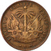 Moneda, Haití, Centime, 1895, BC+, Bronce, KM:48