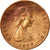 Moneta, Isola di Man, Elizabeth II, 2 Pence, 1977, MB+, Bronzo, KM:34
