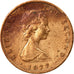 Moneta, Isola di Man, Elizabeth II, 2 Pence, 1977, MB+, Bronzo, KM:34