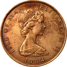 Moneta, Isola di Man, Elizabeth II, 2 Pence, 1984, MB+, Bronzo, KM:113