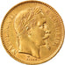 Moneta, Francja, Napoleon III, Napoléon III, 20 Francs, 1863, Paris, AU(50-53)