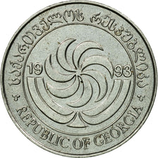 Moneda, Georgia, 5 Thetri, 1993, MBC, Acero inoxidable, KM:78