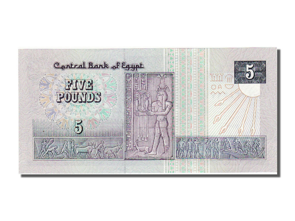 Egypt, 5 Pounds, 1989, KM #59, 1989-04-02, UNC(65-70), 8134398