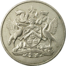 Monnaie, TRINIDAD & TOBAGO, 50 Cents, 1967, Franklin Mint, TB+, Copper-nickel