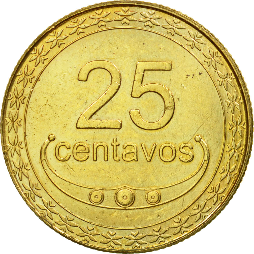 Moneta, TIMOR EAST, 25 Centavos, 2004, Lisbon, BB, Nichel-ottone, KM:4