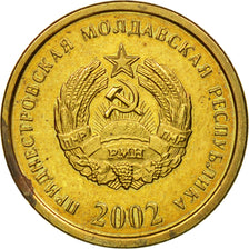 Moneta, Transnistria, 25 Kopeek, 2002, BB, Alluminio-bronzo, KM:5