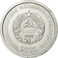 Moneta, Transnistria, 10 Kopeek, 2000, BB, Alluminio, KM:3